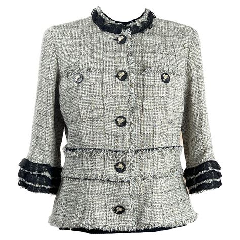 chanel jacket sale|Chanel tweed jacket cost.